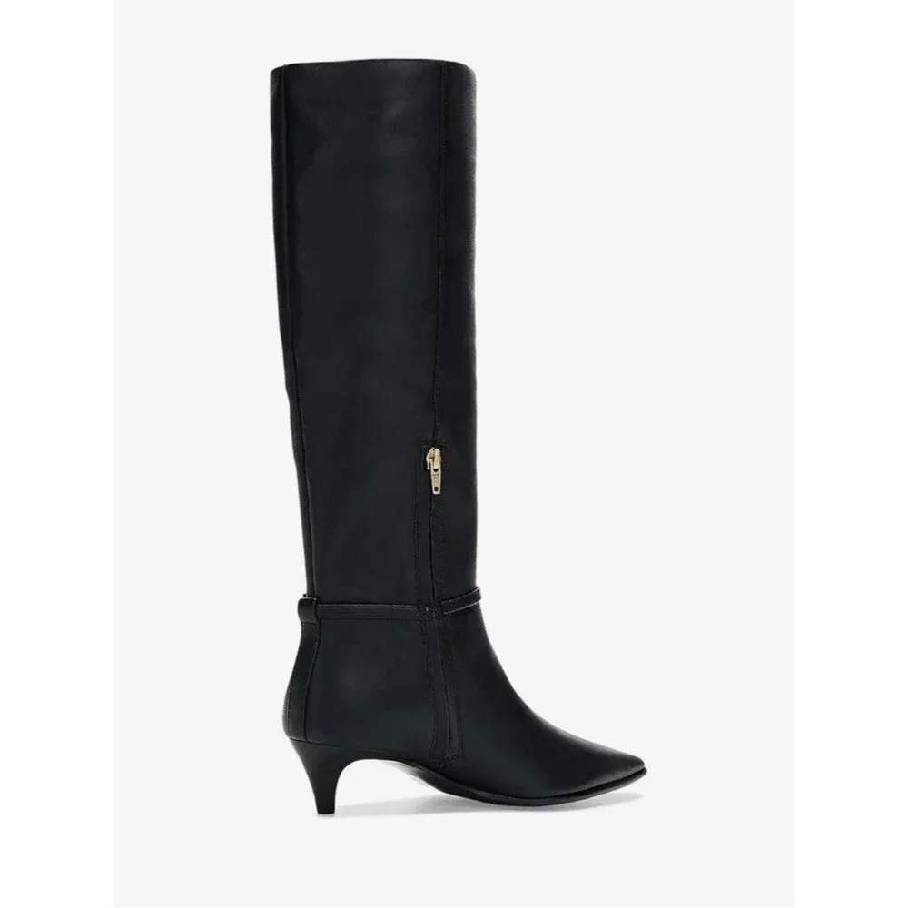 Madewell Eliza Tall Buckle Boots NWOB 7.5 black